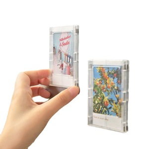 Acrylic Khung Ảnh Từ Top Tải Mini Rõ Ràng Cửa Sổ Cửa Tường Khung Trò Chơi Chủ Thẻ Tủ Lạnh Nam Châm Chủ Thẻ - Product Image 1