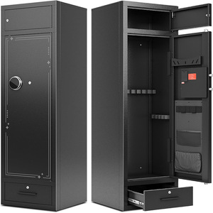 Coffre-fort intelligent ignifuge <span class=keywords><strong>Ilock</strong></span> GS-1450 avec serrure électronique numérique et serrure à clé pour le rangement de fusils longs et de munitions - Product Image 3