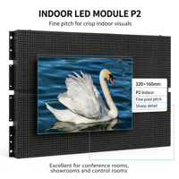 Modul LED Luar Ruangan P2.5 Layar SMD Penuh Warna Resolusi Tinggi 320x160mm Modul Tampilan LED