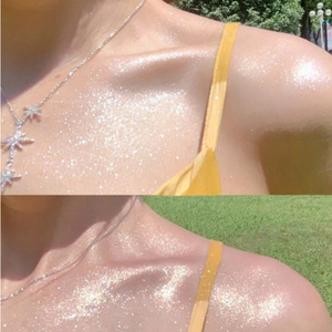 Etiqueta privada 3ml Resaltador líquido Logotipo personalizado Maquillaje Brillo de larga duración Perla <span class=keywords><strong>facial</strong></span> Bronceador Cosmético Venta al por mayor Vegano - Product Image 3