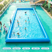 Indoor-Outdoor Mobiler Aufblasbarer Swimmingpool CE-Zertifiziert Eltern-Kind-Wasserpark Freizeiteinrichtung für Plätze und Schulen