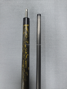 YINGDIKE Taco de Billar de 2 Piezas de Fibra de Carbono para Salto y Golpeo, 19.5oz, Punta de 12.9mm, con Bolsa Protectora - Product Image 6