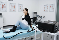 Nouvelle version améliorée VU COT01-V2 : Appareil de thérapie par compression froide et chaude avec écran LCD, chauffage et refroidissement semi-conducteurs pour la rééducation physique