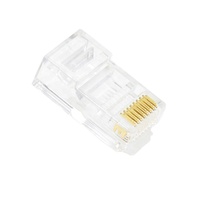 Connecteur RJ45 Cat 6a étanche, plaqué or, épaisseur 3u, Cat 6 8P8C, Cat5e, pour Ethernet industriel