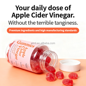 Gomitas de Vinagre de Sidra de Manzana Crudo Sin Filtrar de Gran Sabor, 60 Piezas, Sin Gluten, Veganas, Suplemento Nutricional, Ácido Fólico <span class=keywords><strong>B12</strong></span> para Adultos - Product Image 5