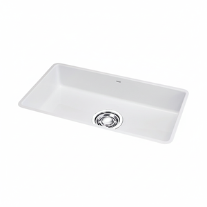 [BAEKJO] Évier sous plan en émail blanc 860 offrant une intégration parfaite au comptoir et un style moderne - Product Image 2