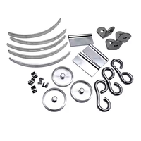 Pièces d'estampage en métal de haute qualité en acier inoxydable support de cadre de plaque d'immatriculation de voiture Clips de plaque d'immatriculation de remorque