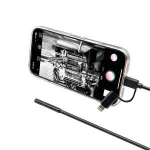 Aichie 1M USB Endoscope Caméra 5.5mm LED-HD Inspection Câble étanche pour la maison Pipeline Automobile Moteur - Product Image 3