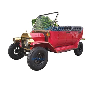 Tour Turístico con Vehículo Antiguo de Cuatro Ruedas, Coche Eléctrico Personalizado con Color Retro - Product Image 1