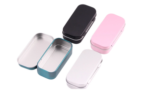 Nhỏ cầm tay kim loại hộp thiếc với bản lề Flip-Top Nắp 80*38*20 mét tinplate hộp - Product Image 4