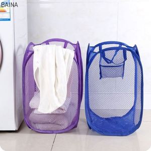 Cestas de Malla Transpirables para Lavandería, Plegables, Multicolores, para Almacenamiento de Ropa, Venta al Por Mayor - Product Image 2