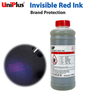 Encre thermique invisible rouge 1000 ml pour la protection de la marque et le codage d'authentification - Product Image 1