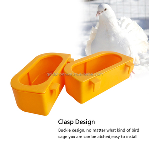 Jaula de plástico para animales, comedero para pájaros y bebedero para codorniz, pollo, Paloma - Product Image 3