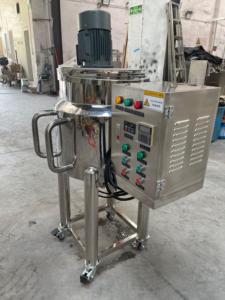 Customized 50L Stainless Steel Electric Heating Homogenizer New Mobile Disperser Mixing Tank SUS316L <strong>Food</strong> Chemicals Motor Engine - Product Image 3