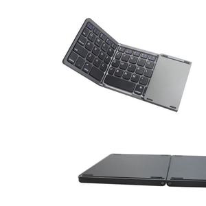 Hot Sale CE ROHS FCC Certified Pocket Size Mini Foldable Keyboard Wireless Touchpad Keyboard Folding Keyboard - Product Image 1