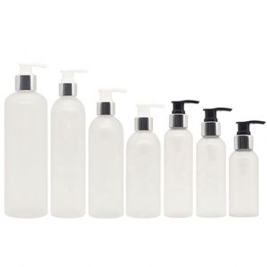 100-500ml Frosted PET Plastic Cosmetic Skin Care Serum Lotion <b>Bottle</b> with Pump Sprayer for Face Mask & Shampoo - Product Image 1