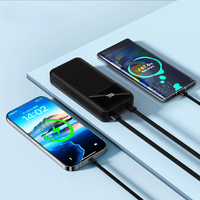 Batterie externe OEM, charge rapide, chargeur portable, banques d'alimentation et station d'alimentation 10000mAh 20000mAh, banque d'alimentation 20000mAh avec logo
