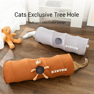 Aisun Faltbarer Katzentunnel Spielzeug für Katzen Hunde Kaninchen Selbstbeschäftigung Langeweile-Linderung Training Hergestellt in Jiangsu - Product Image 4