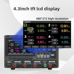 แหล่งจ่ายไฟแบบตั้งโปรแกรมได้แบบเชิงเส้นของซิกเลนท์ SPD4323X/4121/4306 จอแสดงผลห้าหลักความแม่นยำสูงสี่ช่องสัญญาณ - Product Image 3