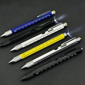 Bolígrafos Multiherramienta 9 en 1 <span class=keywords><strong>para</strong></span> Hombre, Papá, Bolígrafo con Regla, Nivel, Bolígrafo, Punta Táctil, Destornillador, Luz LED - Product Image 4