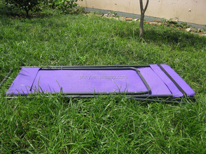 Silla de Playa <span class=keywords><strong>Plegable</strong></span> Portátil Ligera y Moderna con Tubo de Acero y Reposacabezas para Uso en Exteriores - Product Image 5