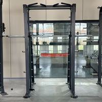 Meilleure Vente : Station de Musculation Commerciale Multifonctionnelle avec Crossover par Câbles, Smith Machine et Rack de Musculation Robuste en Acier pour Salle de Sport