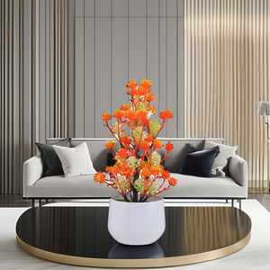 Pagar Teralis Privasi Ekspansi PE, Daun Bunga Buatan Plastik PVC, Ivy Willow, Gardenia, Bougainvillea, OEM, Dekorasi Natal Luar Ruangan - Product Image 3