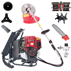 Débroussailleuse à dos 4 temps multifonctionnelle à essence, coupe-bordures, outil de jardinage pour désherbeur et motoculteur - Product Image 2