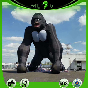 HongYi Đồ Chơi Tùy Chỉnh Inflatable Động Vật Sexy GORILLA Khổng Lồ Mô Hình Động Vật Để Bán - Product Image 6