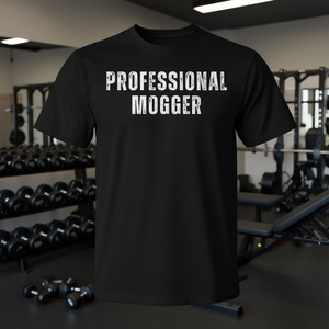 T-shirt promotionnel satirique personnalisable pour la musculation et le fitness Mogger - Product Image 3
