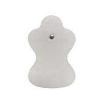 Électrodes de rechange pour appareil TENS, filaires 2,0 mm, 60*90 mm, réutilisables, pour physiothérapie, massage corporel chaud et froid