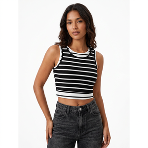 Womens Custom Tank <b>Top</b> OEM Cotton Fabric Soft Breathable Premium Quality Personalized Logo Summer Wear - Product Image 1
