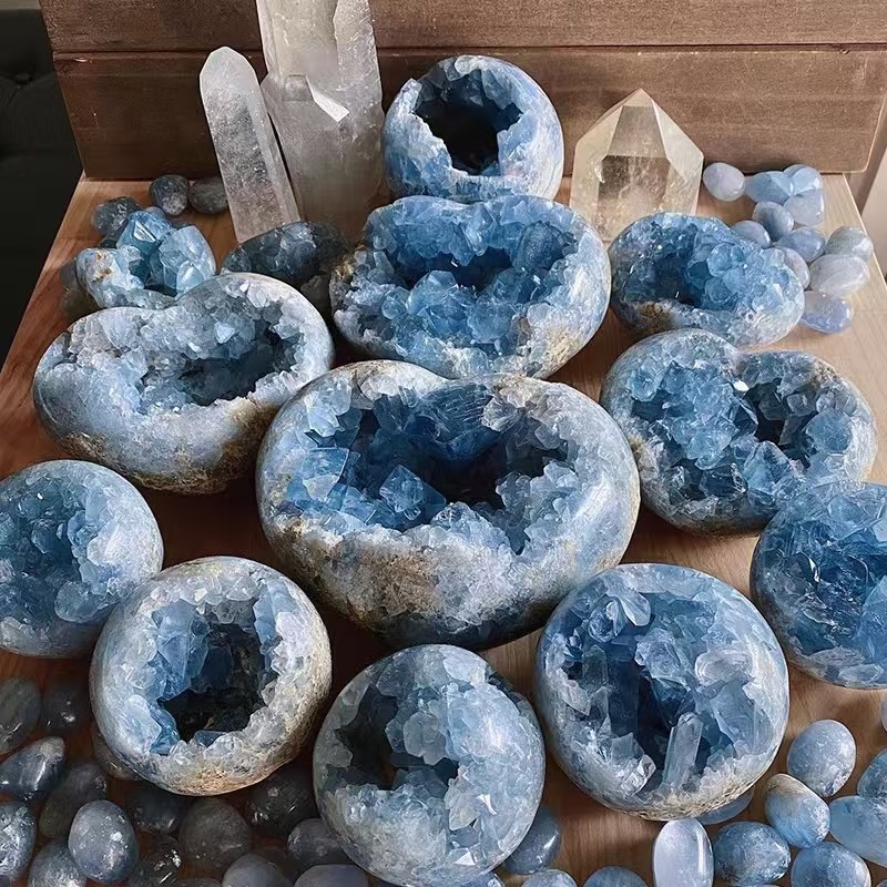 Celestite Crystal Cluster