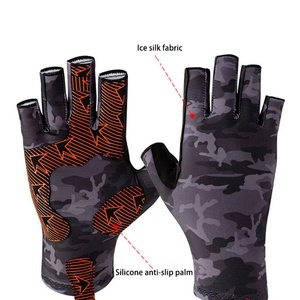 Gants de navigation et de pêche personnalisés en gros avec logo imprimé, antidérapants, résistants à l'usure, protection solaire UPF50+ - Product Image 6