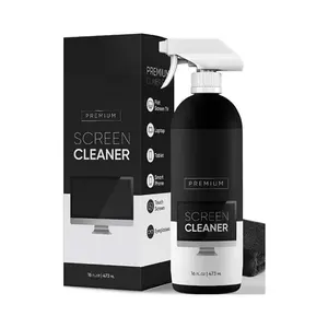 Large Screen Cleaner Bottle Glass Cleaner Kit for Electronic Devices Screen Cleaner Set Spray with Microfiber Cleaning Cloth