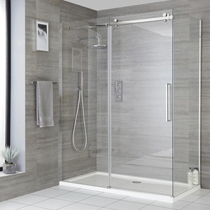 Portes de <span class=keywords><strong>douche</strong></span> en verre italien, cabines de <span class=keywords><strong>douche</strong></span> en verre dépoli avec verre trempé de 12 mm - Product Image 6