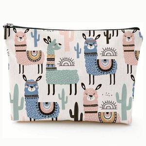 Sac de rangement multifonctionnel en polyester pour maquillage et accessoires, pochette portable pour câbles, idéal pour les amateurs de tricot - Product Image 1