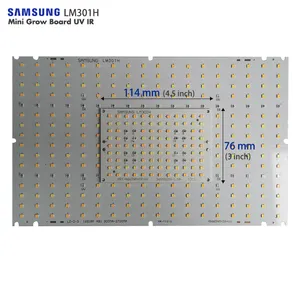 Diy 50 Watt Voll spektrum Quantum Panel 108 Stück 3000k 5000k UV Ir Samsung lm301h Chips Led Grow Light für Zimmer pflanzen
