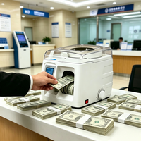 Serrage de billets de banque électrique de bureau à économie d'énergie, scellage thermique en 2 secondes, tension réglable par PLC, garantie 1 an pour les banques
