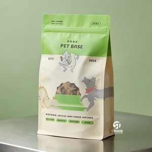 Custom Printed Pet Food Stand Up Pouch with Zipper <b>Window</b> Laminated Packaging Digital Print Service - Product Image 6
