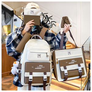 Hot Sale 4 in 1 Customizable Logo School Children's <b>Backpack</b> Primary Secondary High School <b>College</b> Students <b>Backpack</b> Set - Product Image 2