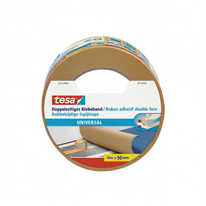 Tesa Double Sided Carpet Tape <b>25m</b> x 50mm Universal Adhesive Tape for Flooring - Product Image 2