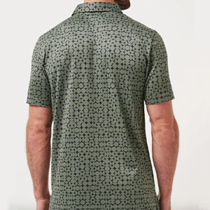 Camiseta Casual para Hombre OEM, Impresión DTG, Tejido de Poliéster Transpirable, para <span class=keywords><strong>Golf</strong></span>, Secado Rápido, Diseño ODM - Product Image 2