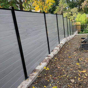 Paneles de esgrima decorativos de aluminio baratos para privacidad de casa de alta calidad, listones para piscinas, precios de WPC, esgrima cortada con láser - Product Image 2