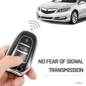 Housse de clé de voiture Offre Spéciale TPU pour Peugeot 208 308 508 408 2008 5008 3008 Citroen C4 C6 <span class=keywords><strong>C3</strong></span>-XR <span class=keywords><strong>Picasso</strong></span> pour DS3 DS4 DS5 - Product Image 5