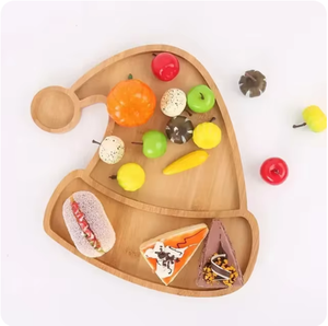 Dessin animé en bois décoration de noël <span class=keywords><strong>plateau</strong></span> de rangement aliments apéritifs collation Desserts plateaux à <span class=keywords><strong>sushi</strong></span> <span class=keywords><strong>plateau</strong></span> à biscuits de noël - Product Image 3