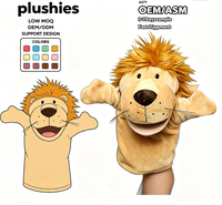 Personnalisez Votre Propre Design : Marionnettes à Main en Peluche Super Douces, Marionnettes à Doigts Personnages Mouton, Hamster, Souris pour l'Éducation et le Soulagement du Stress