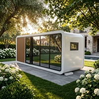 Maisonnette mobile de luxe, maison modulaire, resort, Airbnb, maison portable, conteneur imperméable pour les vacances, maisonnette Apple