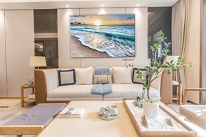 Moderna vista sul mare, tela a olio dipinta a mano adatta per la pittura della decorazione domestica - Product Image 3