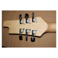 Guitare électrique professionnelle Jelo 41 pouces, corps en acajou massif, 6 cordes en ébène, mécaniques Wilkinson, finition vernie, micros H.